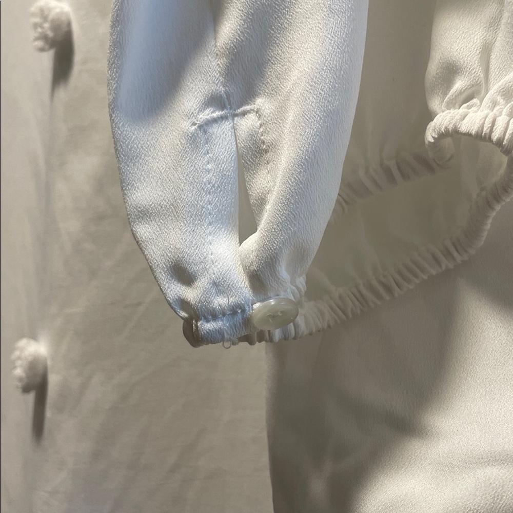 Chico's Elegant White Blouse - Picture 2 of 6